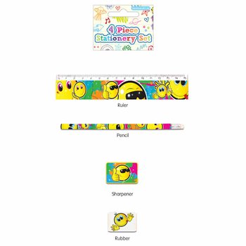 笑脸文具4件套（24套/包）