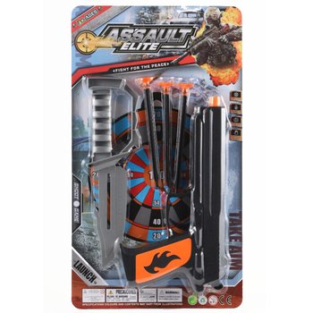 ASSAULT ELITE - 玩具枪套装配吸盘箭和匕首 (6件装)