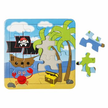 海盗拼图混装 - 14 x 14 厘米 (50 件)