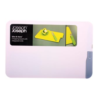 JOSEPH JOSEPH - SLICE & STORE 带有内置刀的砧板 (1件)