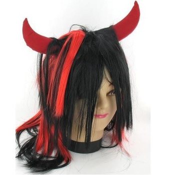 恶魔角假发 (5件装)