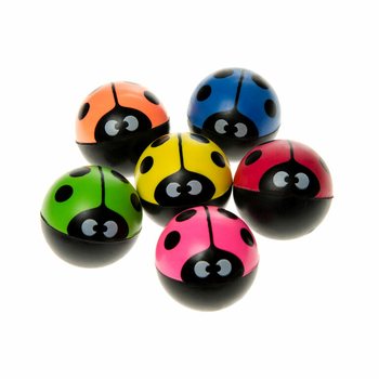 瓢虫弹力球 &Oslash; 3.6 cm 展示盒装 (30个)