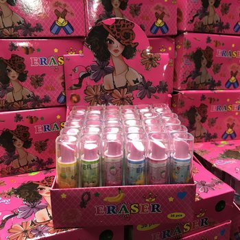 口红造型口香糖展示盒装 (36个)