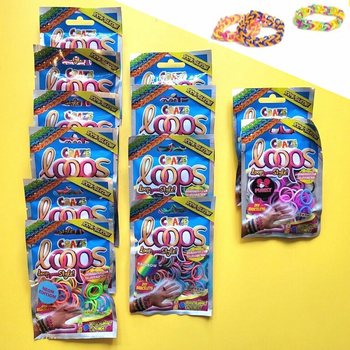 CRAZE LOOPS LOOM 编织橡皮筋盲袋 - 展示盒装 (12件)