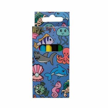 6色彩色铅笔套装 - 海洋动物 (24套)