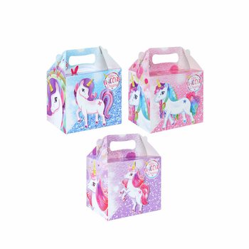 儿童套餐盒 – 独角兽 UNICORN – 14 x 9.5 x 18 厘米 (12个装)