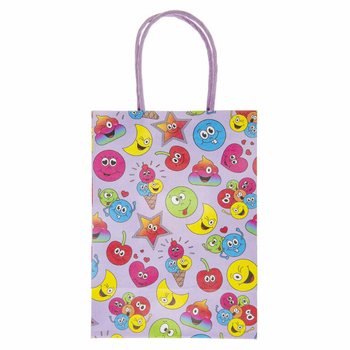 Smiley 纸制礼品袋 - 16x9x22 厘米 (12 个装)
