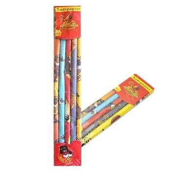 5件装'De Club van Sinterklaas'礼品包装纸