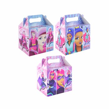 儿童套餐盒 – SUPER GIRLS – 14 x 9.5 x 18 cm (24个)