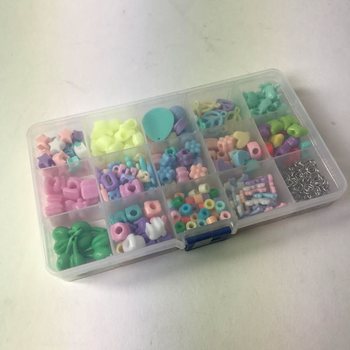 串珠套装（带收纳盒）- 混合颜色 (12件)
