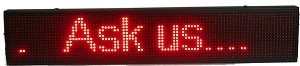 车载 LED 滚动广告显示屏 100x20cm