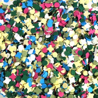 彩色纸屑 1KG (23个)